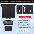 Trunk Mats 6pcs