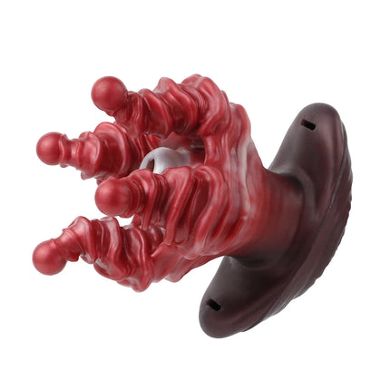 YOCY Wearable Butt Plug Type Airplane Cup Hollow Anal Dilator Female Anus Expansion Silicone Sex Toys For Men Women Flirting