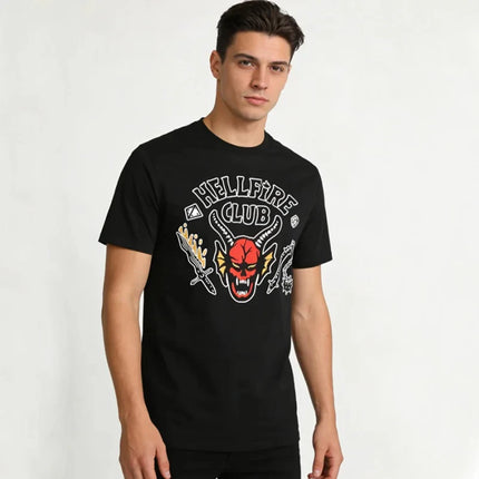 Hot selling American monster TV series 3D printed T-shirt street short sleeved top casual men's and women's plus size clothing