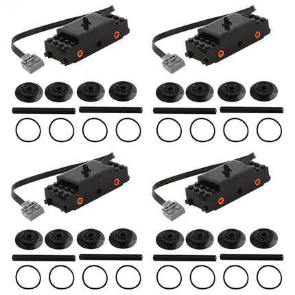 88002 Building Blocks Train Motor -MOC Power Functions Speed Motor for Legoeds-Compatible Trains DIY Cars Rail 10254/53401/53400