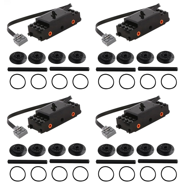 88002 Building Blocks Train Motor -MOC Power Functions Speed Motor for Legoeds-Compatible Trains DIY Cars Rail 10254/53401/53400