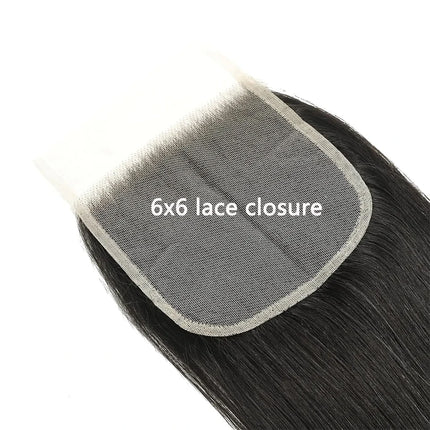 Upermall 5X5 6X6 7X7 Pre Plucked Swiss Lace Closure Straight Body Wave Transparent Can Be Bleached Brazilian Human Hair On Sale