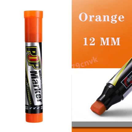 POP Waterproof Paint Permanent Sketch Graffiti Refillable Markers Pen Drawing Poster Manga Office School Art Stationery Supplies