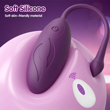 Vibrating Love Egg Vibrator for Women Remote Control G-Spot Simulator Vagina Ball Kegel Trainer Love Egg Female Sex Toys Adult