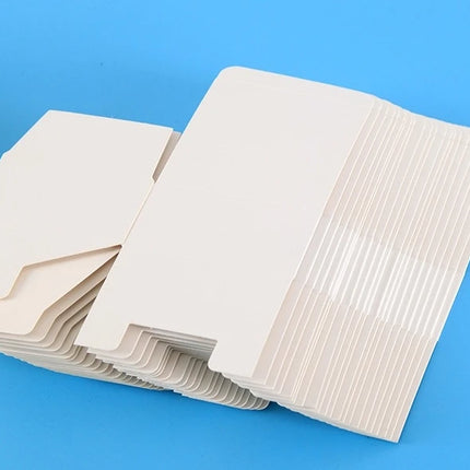 50pcs/lot 3x3 5x5 6x6 8x8 9x9 10x10cm Hight 4 ~ 13cm Card Paper Box Square Lipstick Perfume Essential Oil Bottle Storage Boxes