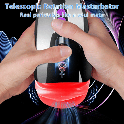Automatic Male Masturbator for Men Licking Vibrators Penis Massager Vagina Adult Endurance Trainer Sex Toys for Men Adult