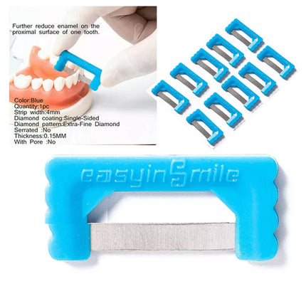 Easyinsmile IPR Orthodontics Stripping Dental Kit Interproximal Reduction Strips Polish Tooth Enamel Reduce Serrated Saw