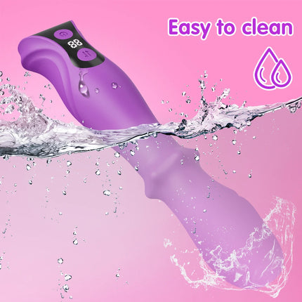 Women's Thrusting Swing Vibrator G Spot Dildo Anal Vaginal Stimulator with Sliding Vibration Adult Sex Toy