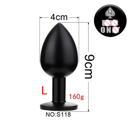 Spades Q Metal Anal Plug Fetish Butt Plug Fantasy Adult Game Prostate Massage Masturbator Anal SM Stimulation Adult Sex Toys 18+