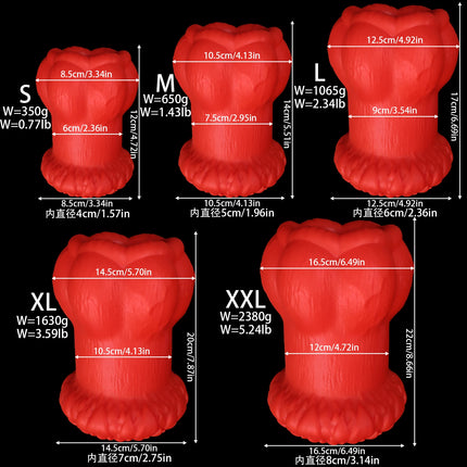 Super Big Buttplug S/XXL Silicone Hollow Anal Toy Fisting Huge Butt Plug Vaginal Anal Speculum Dilator Anal Enema Flushing Adult