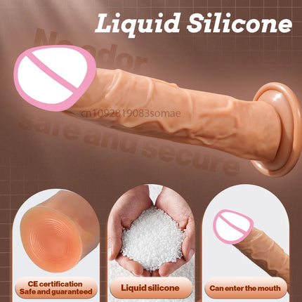 New Realistic Sex Toy Silicone Dildo for Women G-Spot Penis Anal Vagina Masturbator Dildo with Suction Cup Cock Gode buttplug