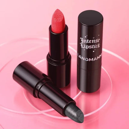 Nude Gray Metallic Lipstick Glitter Diamond Waterproof Long-Lasting Lip Gloss High Pigment Shiny Sparkling Pearl Lip Tint Makeup