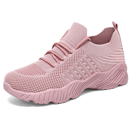 Women's Sneakers Breathable Casual Women Sock Shoes Lace Up Ladies Flats Female Spring Vulcanized Running Zapatillas De Mujer