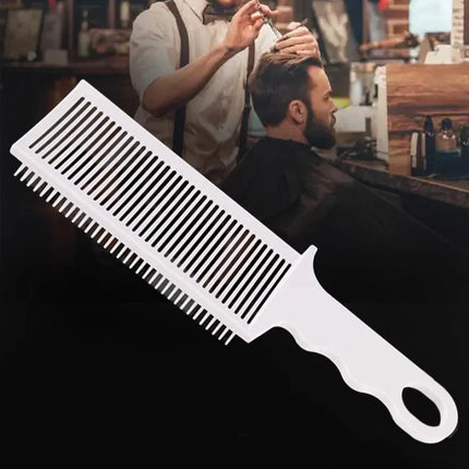 Fading Comb Professional Barber Clipper Blending Flat Top Hair Cutting Comb For Men Heat Resistant Fade Brush Salon Styling Tool