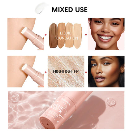 Blur Stick Like Baby Skin Instant Pore Eraser Primer Makeup Long-Lasting Oil Control Moisturizing Matte Finish Blur Pores Makeup