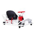White drift kart