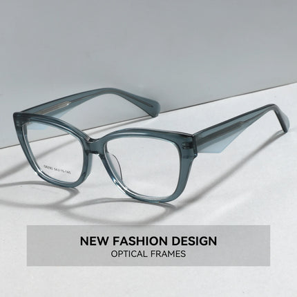 ZENOTTIC (M Size) New Fashion Square Progressive Prescription Eyewear Acetate Myopia Glasses Woman Men Optical Eyeglasses