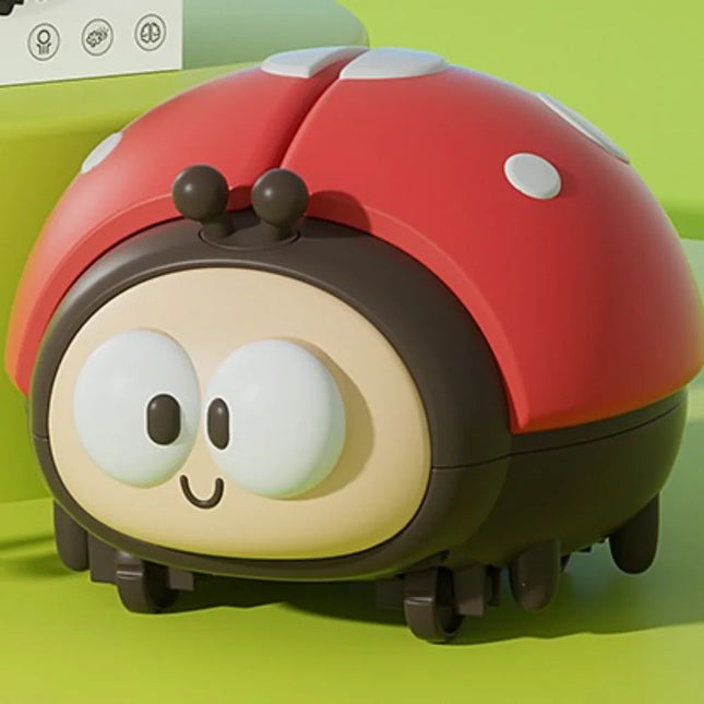 USB Rechargeable Floating Ball Blowing Toy Portable Cute Ladybug Floating Ball Cartoon Mini Hermit Crab Toy Children's Toys