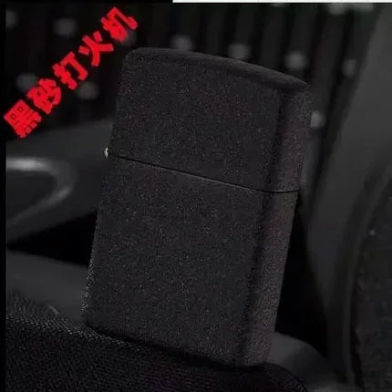 Ultra Thin and Portable Kerosene Lighter Square Head, Personalized Retro Creativity, Old-fashioned Grinding Wheel Windproof
