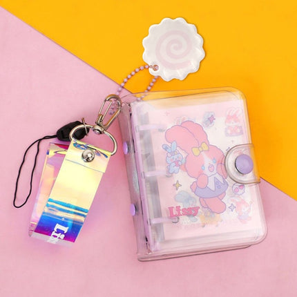 Handmade Acrylic Pink Squid Roll Charm Keychains Lovely Ornament Keyring Backpack Handbag Charm Pendant Keys Holder