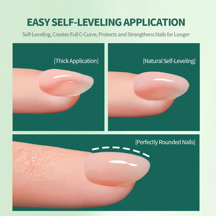 Nailpop 15ml Builder Gel Nail Polish for Nail Apex & Extension Strengthener Upgraded Soak Off UV Gel Rhinestone Glue 4 Colors