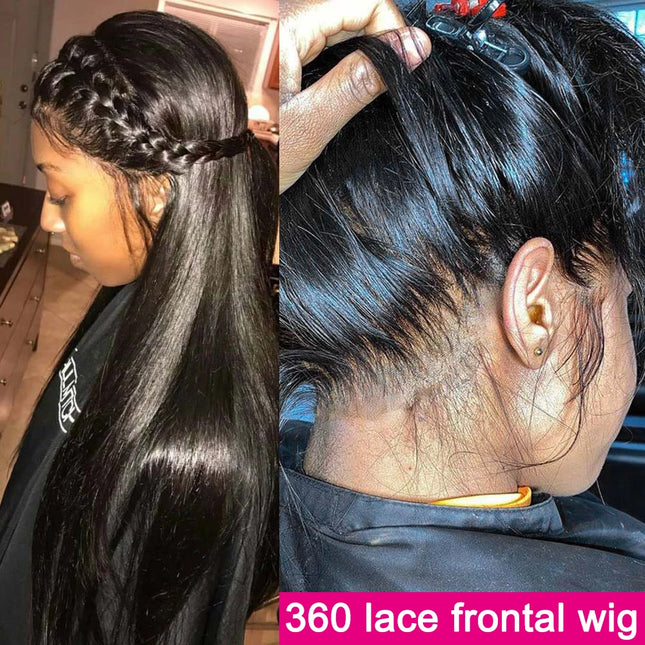 13x4 Bone Straight Lace Front Wig 13x6 HD Transparent Brazilian 30 40 Inch Human Hair Wigs For Black Women 360 Lace Frontal Wig
