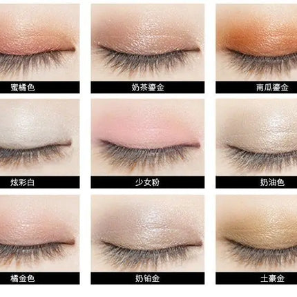 Eyeshadow Pencil Set 12 Colors Waterproof Long Lasting Glitter Shimmer Eye Shadow Pen Highlighter Stick Eyes Makeup Tools