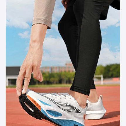 New Trendy Sports Running shoes, Comfortable and Breathable Men's and Women's Sports Casual shoes, Outdoor Large-sized Black 10