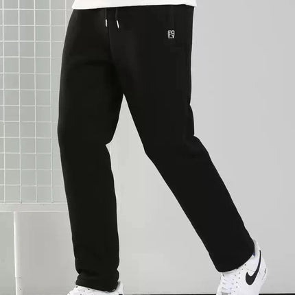 Winter Men's Sweatpants Thick Warm Fleece Joggers Sportswear Zip Pockets Cotton Casual Track Pants Plus Size 6XL 7XL 8XL
