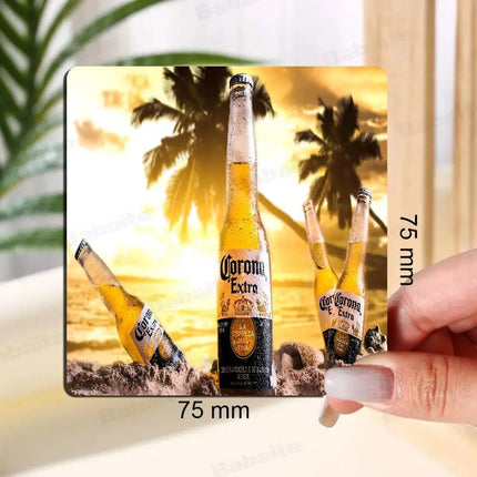 C-Corona E-Extra Beer Magnet Products Personalized Sublimation Fridge Refrigerator Magnets For Kitchen