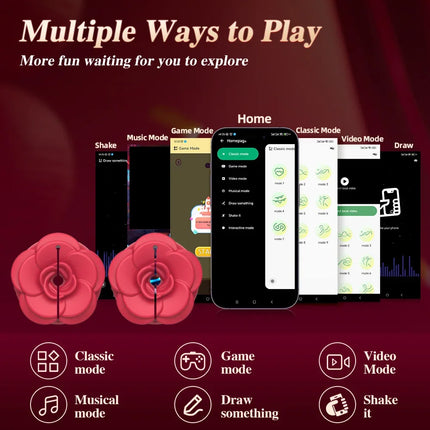 APP Remote Control Bluetooth 9 Modes Silicone Wearable Nipple Clamp Vibrator Breast Massager Adult Sex Toys for Women Couple 18+