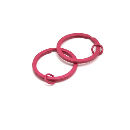 10-20pcs/Pack Colorful Key Ring Key Chain Accessories 30mm Round Split Keychain DIY Metal Key Holder Split Rings Wholesale