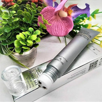 Eye Serum Roller Massager & Gold Eye Cream Eye Care 2pcs/set Dark Circles Fade Puffiness Moisturizing