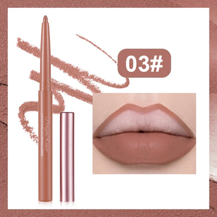 Matte Lip Liner, Three-Dimensional, Delicate and Smooth, a Must-Have for Beginners, Non-Stick, Outlines the Lip Shape, Delicate, Waterproof, Easy to Apply, Versatile for Daily Use