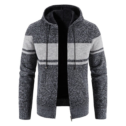 LEGIBLE 2025 Men's Sweaters Autumn Winter Wool Zipper Cardigan Sweaters Man Casual Knitwear Sweatercoat Male