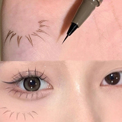 Waterproof Liquid Eyebrow Easy To Color Sweat-proof Eyebrow Pen 0.005MM Ultra Thin Head Eye Makeup Cosmetic Sleeper Pen