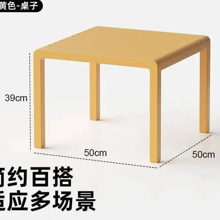 Nordic Patio Bistro Set Foldable Plastic Chair Table Balcony TikTok Viral Outdoor Furniture for Balcony Patio Furniture Set