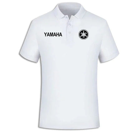YAMAHA Motorcycle Print Polo Shirt Summer New Men's and Women's Locomotive Enthusiasts Loose Casual Riding Short-sleeved T-shirt