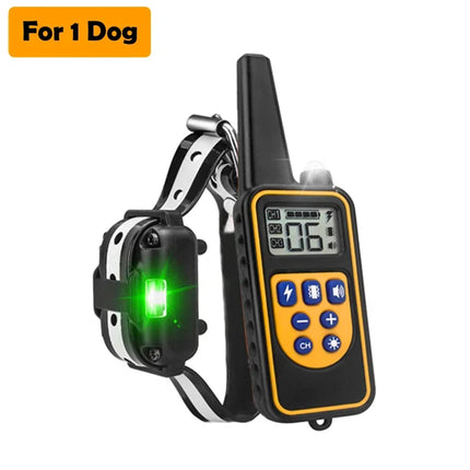NEW 1pc 800m LCD Dog Training Collar/Remote Control Pet Bark Stopper Dog Waterproof Electric Training Collars With Beep/Shock
