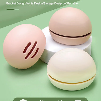 1Pcs Makeup Sponge Holder Eco-Friendly Silicone Multi-hole Beauty Egg Storage Case Travel Protable Cosmetic Puff Holder Box