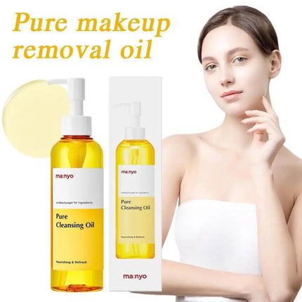 ma:nyo Cleansing Oil Plant Extract Deep Cleans Facial Pores Moisturizing Reduces Blackheads Face Skin Care Gentle Makeup