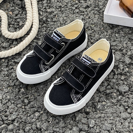 5059 Spring and Autumn New Fashion Children's Canvas Shoes Solid Color Boys and Girls Board Shoes Korean Soft Sole Skateboarding