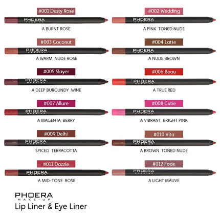 12 Colors Matte Lip Liner Pencil Sexy Red Contour Tint Lipstick Pen Lasting Non-stick Cup Lipsticks Moisturising Lips Cosmetics