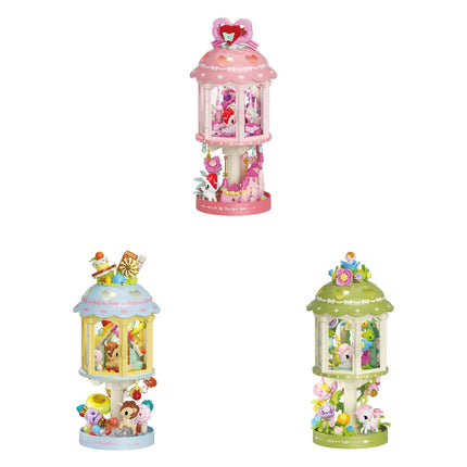 JAKI High Brick Building Blocks Toys Set, Forest Lighthouse Night Light, Home Decor, Educational Building Toys, Birthday Gift