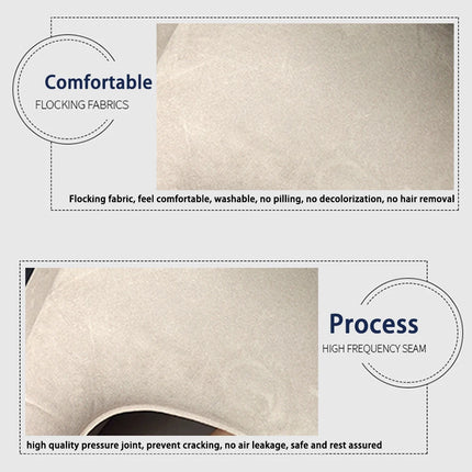 Travel Pillow, Inflatable Neck Pillow Used for Airplanes/Cars/Buses/Trains/Office Napping with Eye Mask/Earplugs
