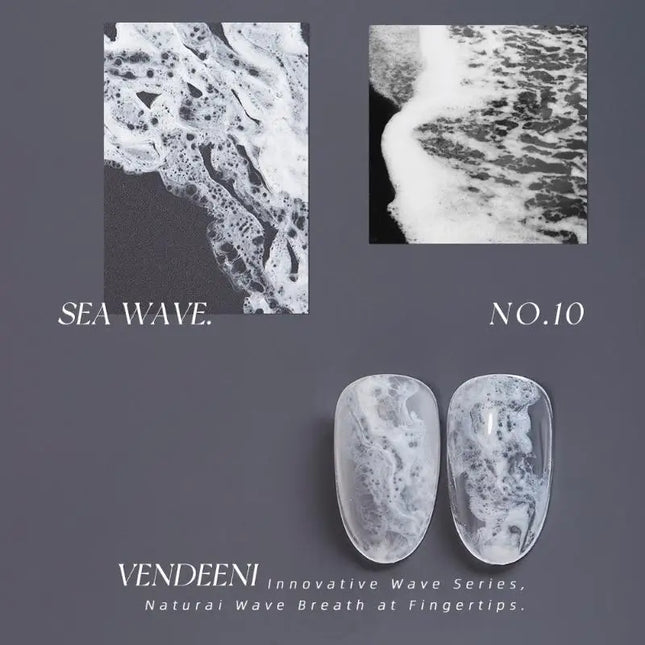 DIY Nail Art Blossom Gel Semi Permanent Soak Off Marble Gel Polish Varnish Quickly Blooming Nail Polish Bubble Ocean Wave Gel