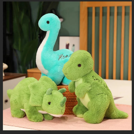 28cm Super Soft Lovely Dinosaur Plush Doll Cartoon Stuffed Animal Dino Toy for Kids Baby Hug Doll Sleep Pillow Kawaii Home Decor
