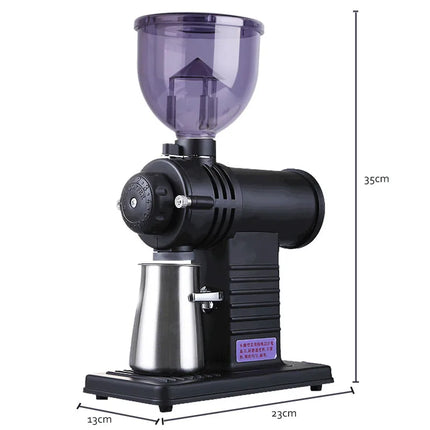 Professional Electric Coffee Grinder Automatic 10 Gear Adjustable 200W Ghost Teeth Burr Coffee Beans Grinding Machine N520