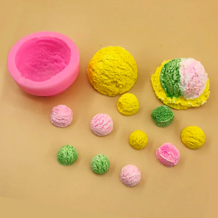 VERIDIAN Ice Cream Cone Silicone Molds Mousse Chocolate Fondant Cake Mold DIY Candle Mold Cake Decoration Baking Accessories