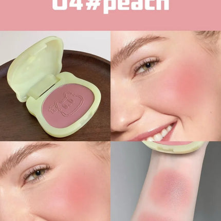 Colorful Matte Monochrome Blush SHAQINUO Whitening Lasting Vitality Girl Nude Makeup Natural Smudge Pendant Single Blush Plate